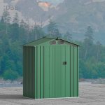 KingSuper series metal garden shed with Gable roof 5x3ft（9）