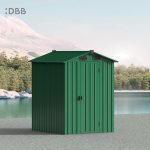 KingSuper series metal garden shed with Gable roof 5x6ft（1） 1