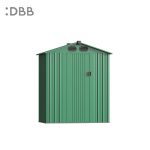 KingSuper series metal garden shed with Gable roof green 5x3ft