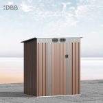 KingSuper series metal garden shed with Pent roof 5x3ft 11