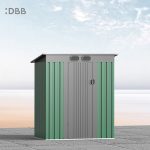 KingSuper series metal garden shed with Pent roof 5x3ft 12