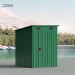 KingSuper series metal garden shed with Pent roof 5x6ft 1