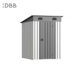 KingSuper series metal garden shed with Pent roof 5x6ft（3）