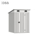 KingSuper series metal garden shed with Pent roof 5x6ft（6）