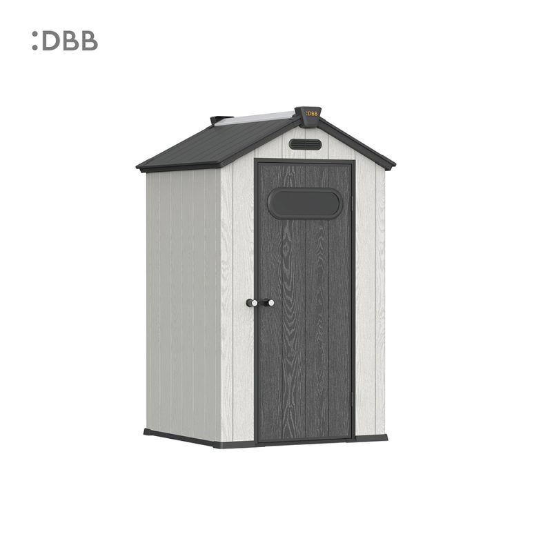 Kingcenter series Intelligent Plastic Sheds with Gable roof Stardust 4x4ft 1