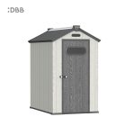 Kingcenter series Intelligent Plastic Sheds with Gable roof Stardust 4x6ft 3