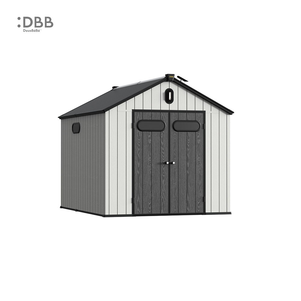 Kingcenter series Intelligent Plastic Sheds with Gable roof Stardust