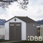 Kingcenter series Intelligent Plastic Sheds with Gable roof Stardust 8x12ft 2