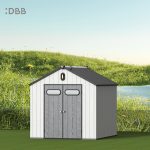Kingcenter series Intelligent Plastic Sheds with Gable roof Stardust 8x8ft 3 1