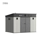 Kingcenter series Intelligent Plastic Sheds with Pent roof Stardust 10x8ft