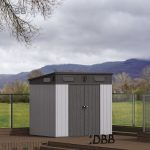 Kingcenter series Intelligent Plastic Sheds with Pent roof Stardust 8x6ft