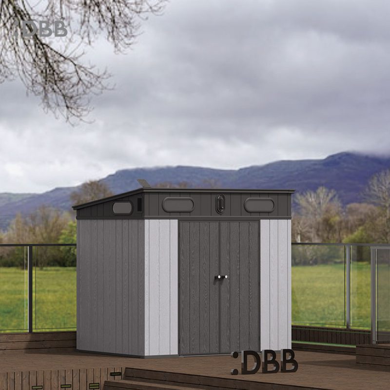 Kingcenter series Intelligent Plastic Sheds with Pent roof Stardust