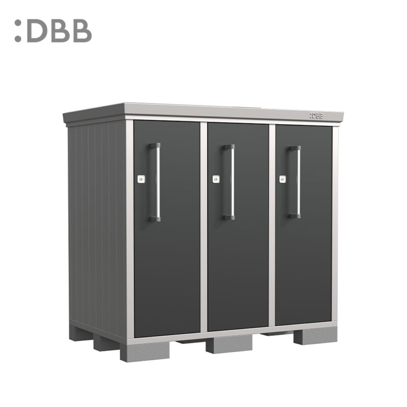 Multiple Unit Medium storage shed （3 pcs sliding door） wide2210