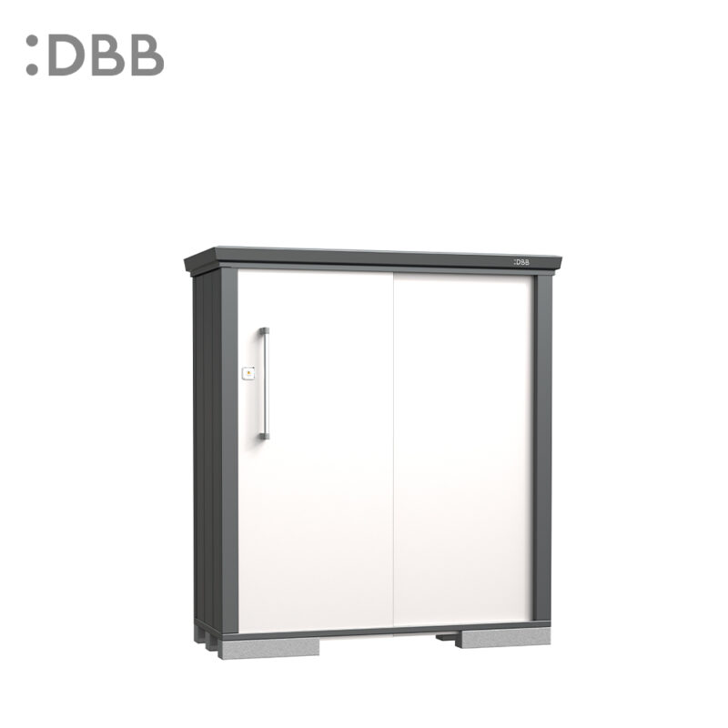 Small sliding door storage shed wide1100