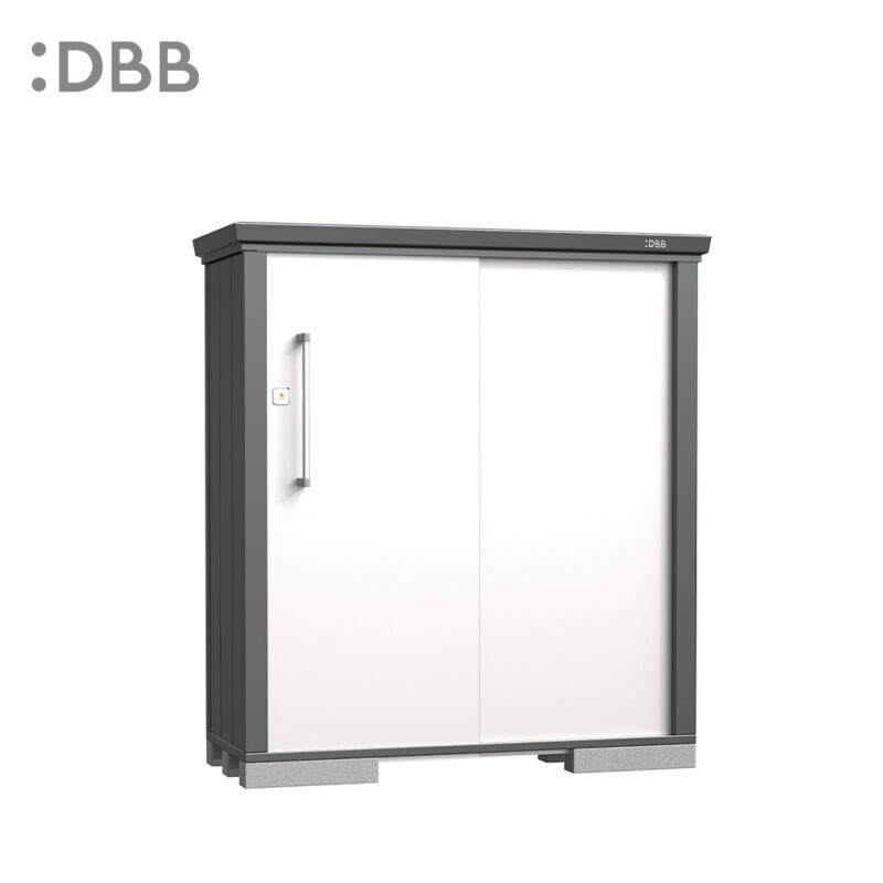 Small sliding door storage shed wide1740